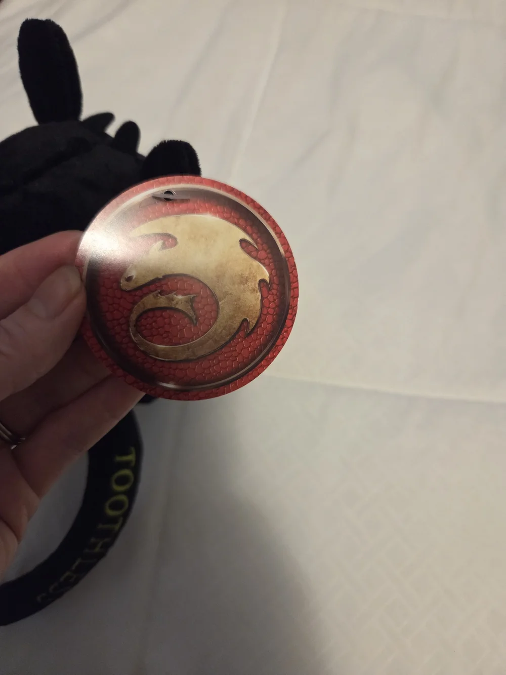 Dreamworks Toothless Black Plush Headband